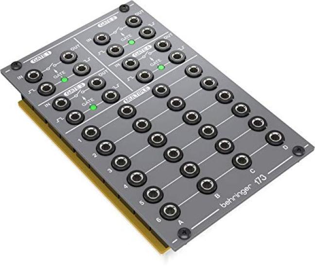 Behringer Analog Synthesizer Modular Eurorack Module Eurorack Compatible Analog Quad Module SYSTEM100 Series 173 QUAD GRAY Gate/Multiple