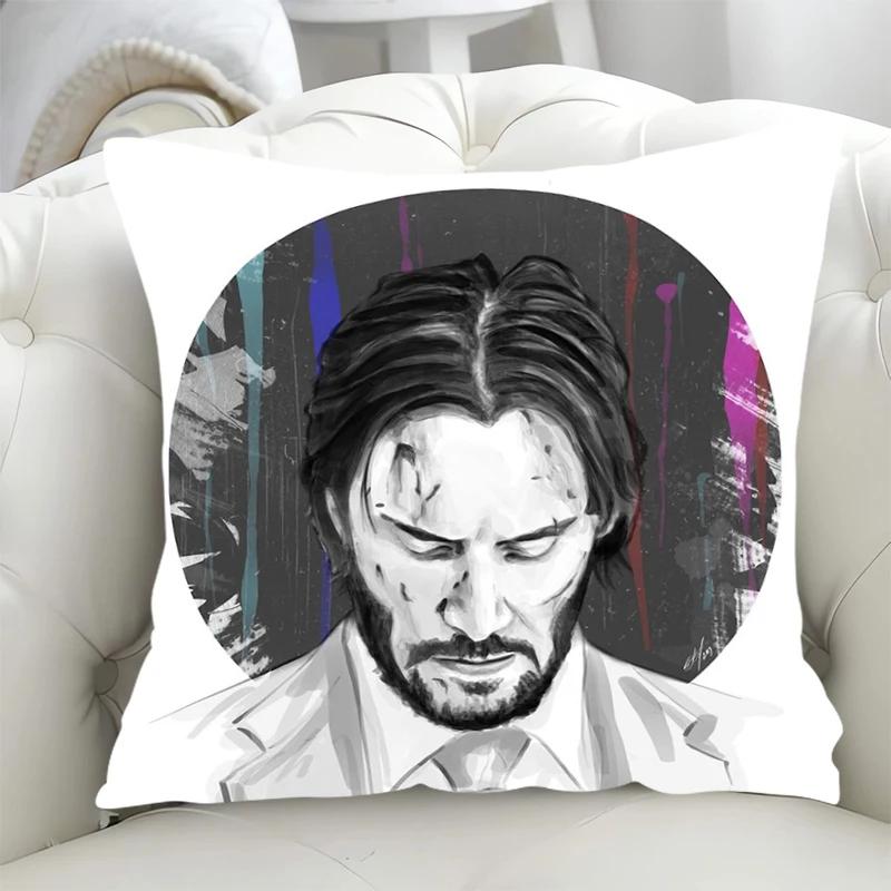 Наволочка для диванной подушки 45x45 см Наволочка для подушки John Wick 45*45 Наволочки для кровати Осенний декор Декоративные наволочки 40x40 Садовые кресла