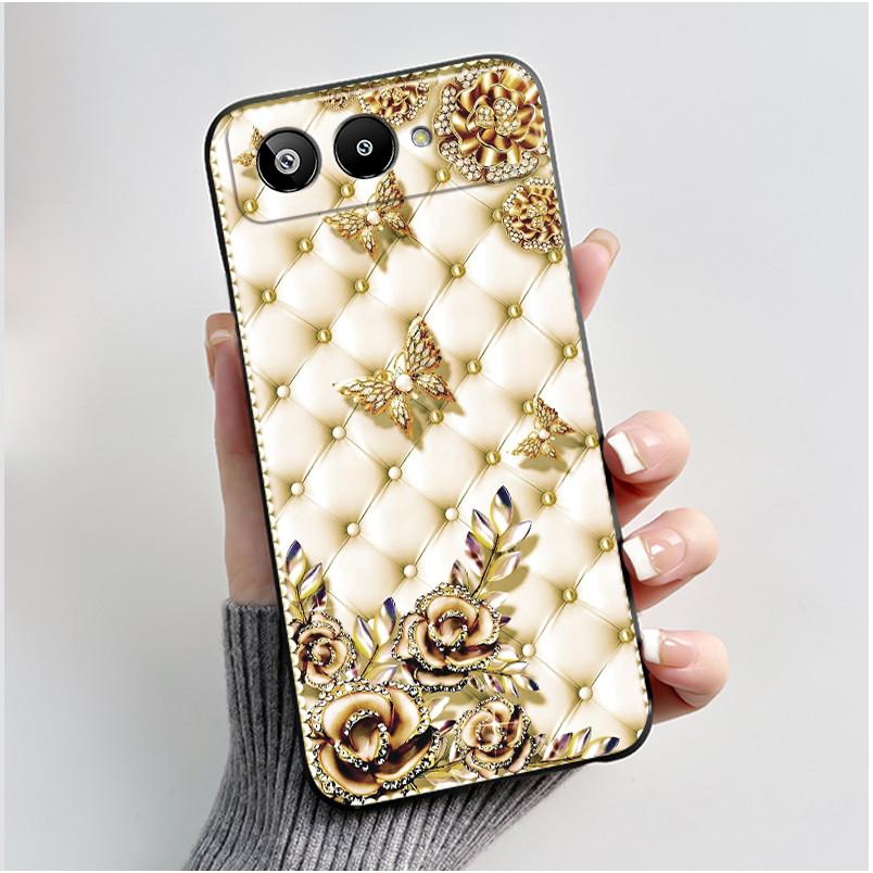 Casing For BLU G95 Case Aesthetic Luxury Cute Cool Boys Girls Pattern Black Matte Soft TPU Silicone Phone Case Back Shell Cover