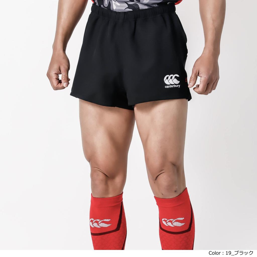 Rugby Pants RUGBY SHORTS Rugby Shorts RG26010B 5L [Canterbury] (Standard Type) (Big Size) Men's BK_Black