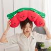 Sam's same vegetable series throw pillow green onion tomato peanut mushroom doll cushion plush toy