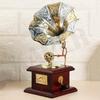 Antique Gramophone Decorative Showpiece (10 Inches) Handicraft Mini Brass Items for Home Decor,