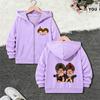 Autumn Casual Clothes Birthday Gift Boy Girl Coat Zipper Jacket Coats Cute Hoodie Sweatshirt Cartoon Tops