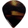 Meijo Shokai Genuine Tortoiseshell Pick JAZZ II (with Non-Slip) Brown