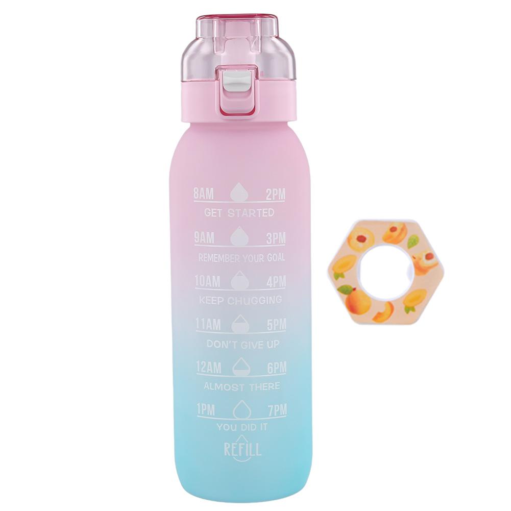 1000 мл ароматическая бутылка для воды с запахом, портативная бутылка Air WaterUp, ароматическая соломенная чашка для воды с 1/7 ароматизатором для занятий спортом на открытом воздухе