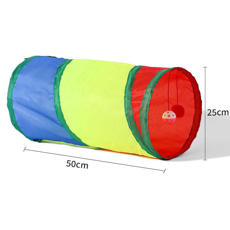 Многофункциональная палатка-туннель для кошек и спальный мешок для котят - игрушка для самостоятельного развлечения