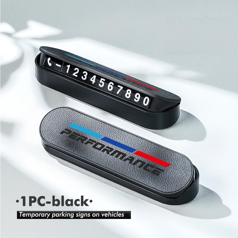 GVSW4 For BMW Temporary Parking Card Phone Number Plate Sticker Display Auto Accessories 1 3 4 5 6 7 Series M X1 X3 Performance Alpina