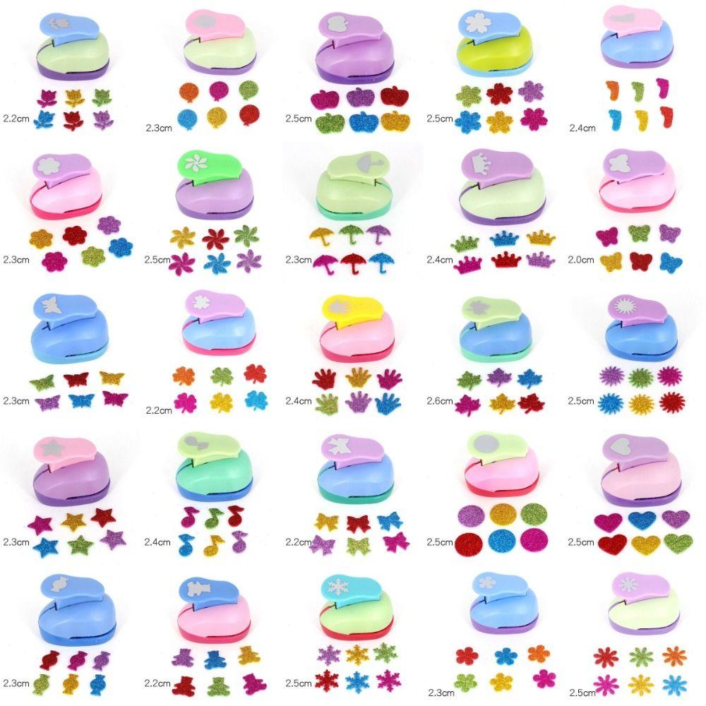 7*6*4cm Flower Furador Random Color DIY Embossing Punches for Hole Punch Embossing