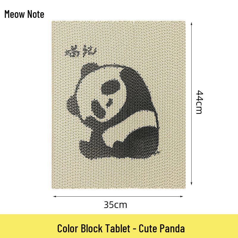 Wall-Mounted Self-Adhesive Cat Scratcher: Vertical Corrugated Cardboard for Claw Sharpening, Scratch-Resistant, Wear-Resistant