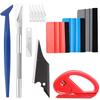 SAMCOS Car Wrapping Film Application Tool Kit Application Aid Tool, Bubble-Free Scratch Free Installation