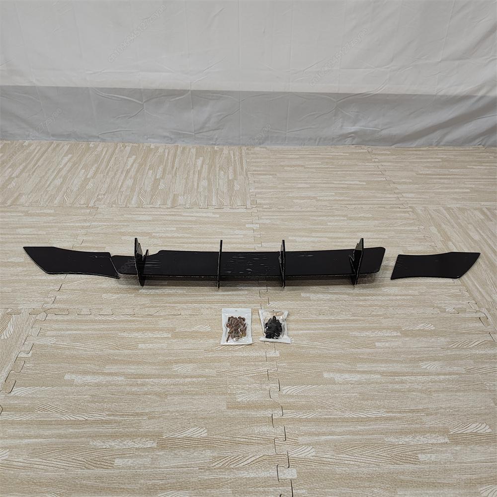 Rear Bumper Lip Spoiler Diffuser Splitter Lip Side Protector Body Kit For VW Polo MK6.5 Base Standard Version 2022-2024 Tuning