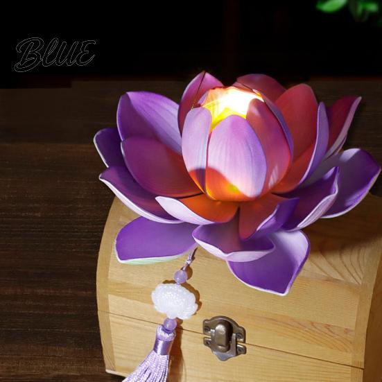 Наружное освещение для праздника DIY Набор для изготовления фонарика-лотоса Ручная работа Цветочная бумага со светодиодами Праздничные принадлежности для праздников Свет Винтажный Декоративный