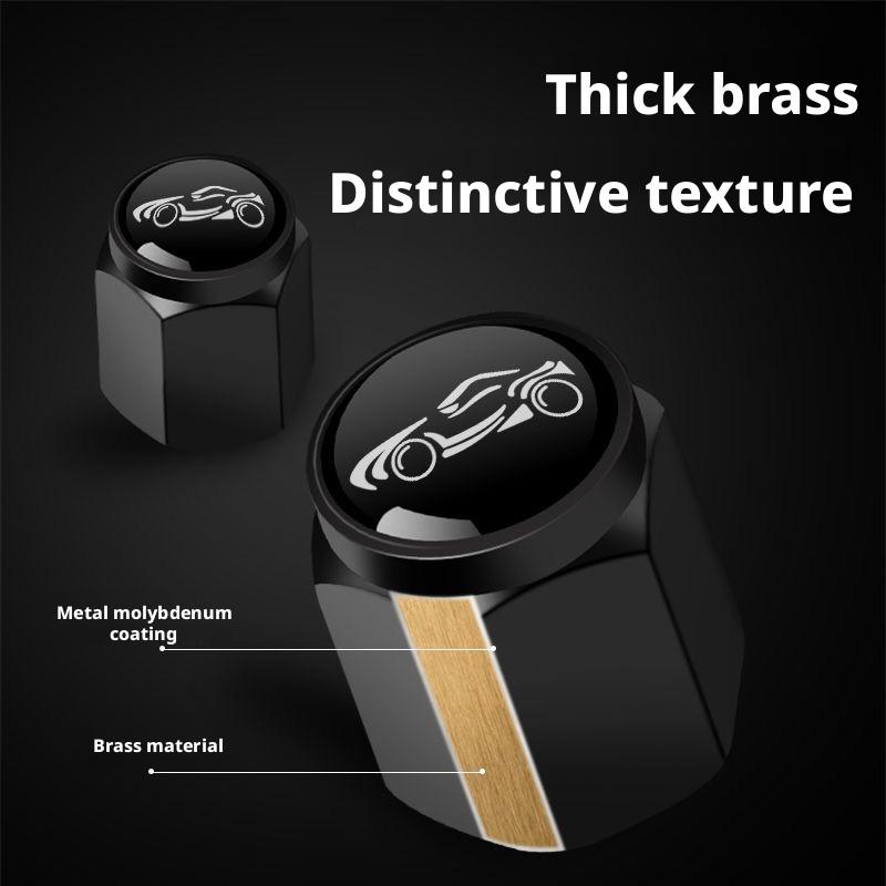 4 unids/lote tapas de válvula de rueda de neumático de coche cubiertas de vástago de llanta para Lexus FSPORT RX GS NX IS ES RX3