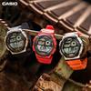 Casio Серия YOUTH-Диск Цифровой Дисплей Модный Ретро Простой Повседневный ЖК-Дисплей Спортивные Водонепроницаемые Кварцевый Механизм Ремешок из Смолы AE-1000W-4BV