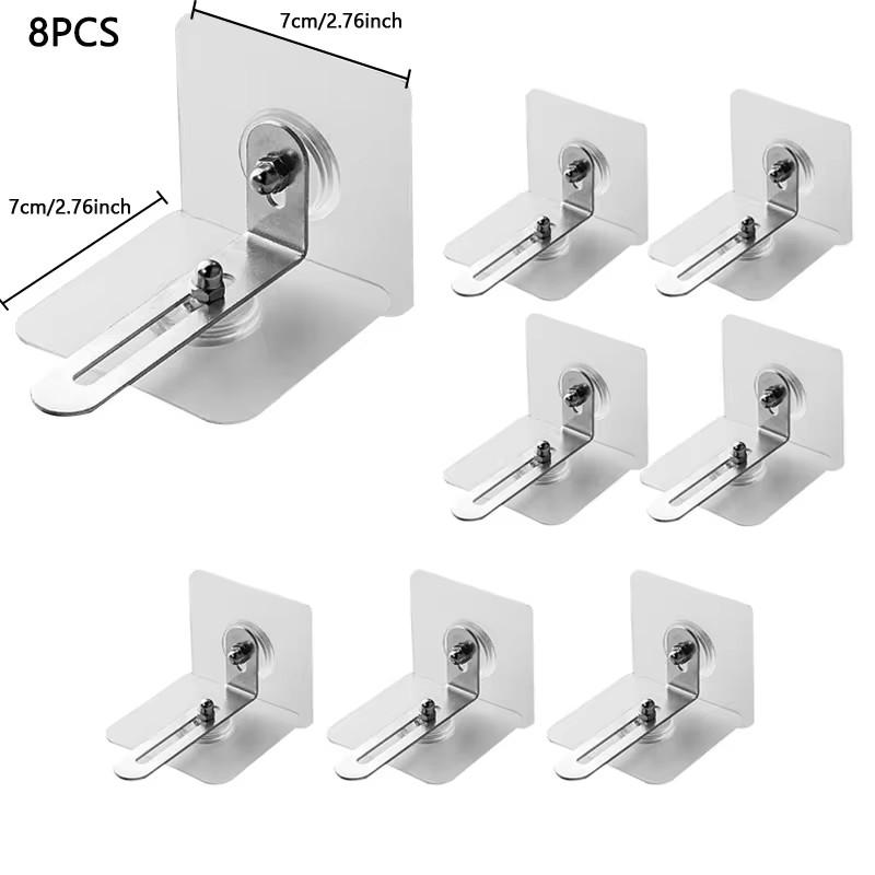 Мебельные анкеры прочные самоклеящиеся фиксированные устройства для предотвращения падения без прокалывания безопасности антиопрокидывающие пряжки для шкафов