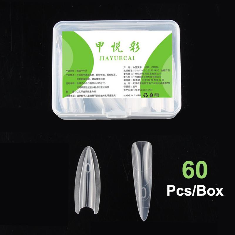 Двойные формы для наращивания ногтей (Sandwich Dual Nail Forms) 60 шт., 15 размеров, для быстрого наращивания - Двойные формы, Т-образные, Эллипс, Формы для маникюра, Верхняя форма, Нижняя форма, 3D