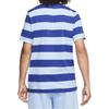 Nike Футболка с коротким рукавом в полоску Swoosh, мужские топы, синяя CQ5197-436