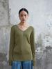 THE BOONDOCK SAINTS V-Neck Knit Top Olive