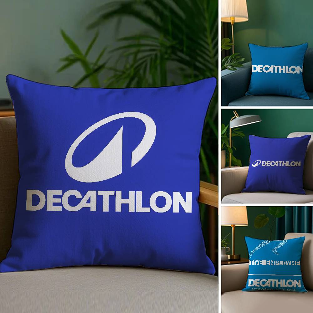 C-Classic D-DecathlonS Наволочка Плюшевая ткань Мягкая Двусторонняя печать Домашний диван Высококачественная наволочка Накидка