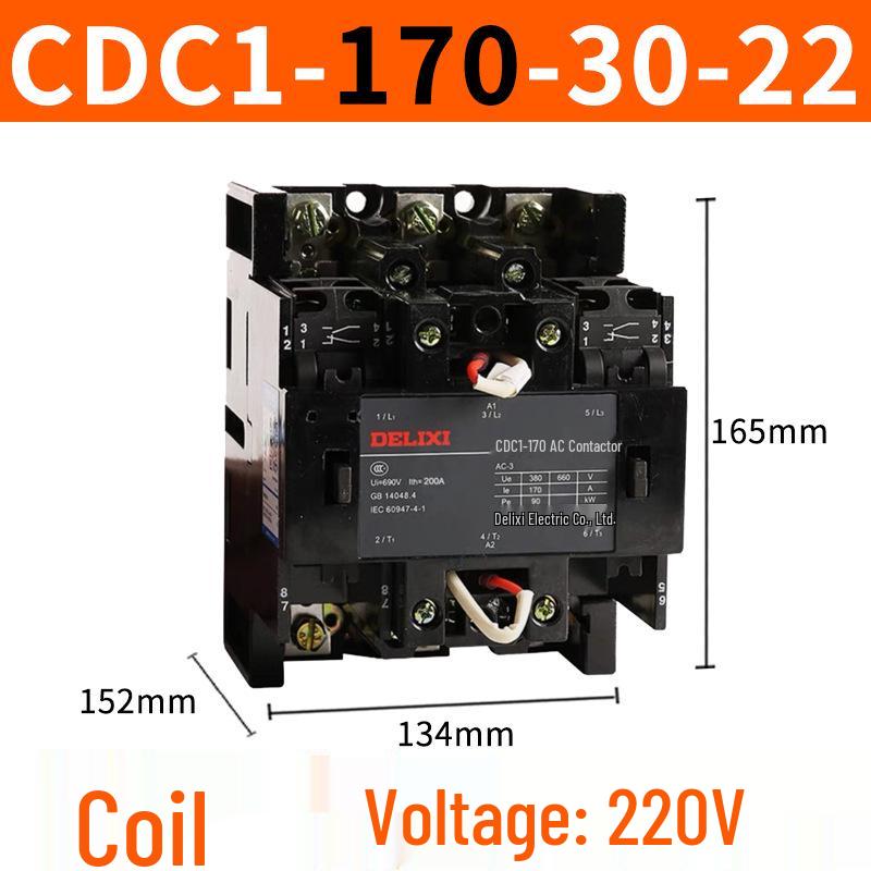 Контактор переменного тока Delixi серии NC3 CJX8 CDC1 (380В/220В)