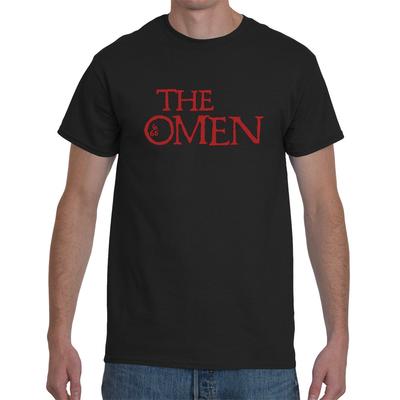 Унисекс Футболка The Omen Классическая Футболка Хоррор Фильма Короткий Рукав Мужская Женская Все Сезоны Черная Повседневная С Круглым Вырезом Хлопковая Футболка
