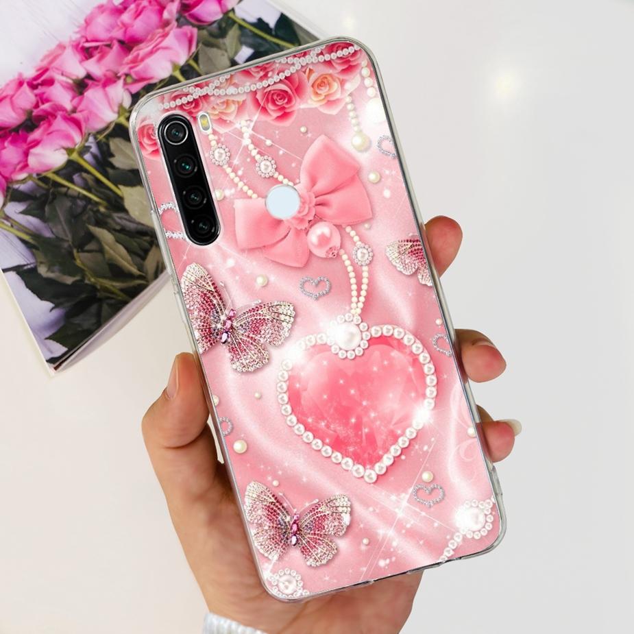 Чехол для Xiaomi Redmi Note 8 Чехол Note 8T Роскошный Расписной Чехол Прозрачный Силиконовый Чехол для Телефона Для Redmi Note 8 Pro Note8 Note8T Мягкий Чехол
