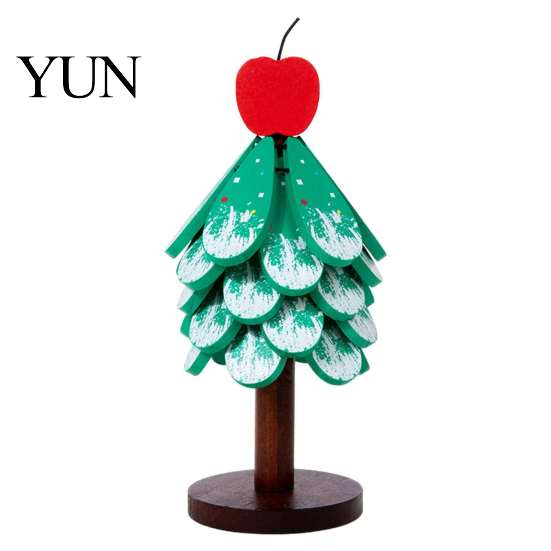 Heat Resistant Pine Wood Mat for Kitchen Tree-Shaped Wooden Trivets with Storage Stand, Collapsible Anti Slip Countertop Protector Teapots Pot