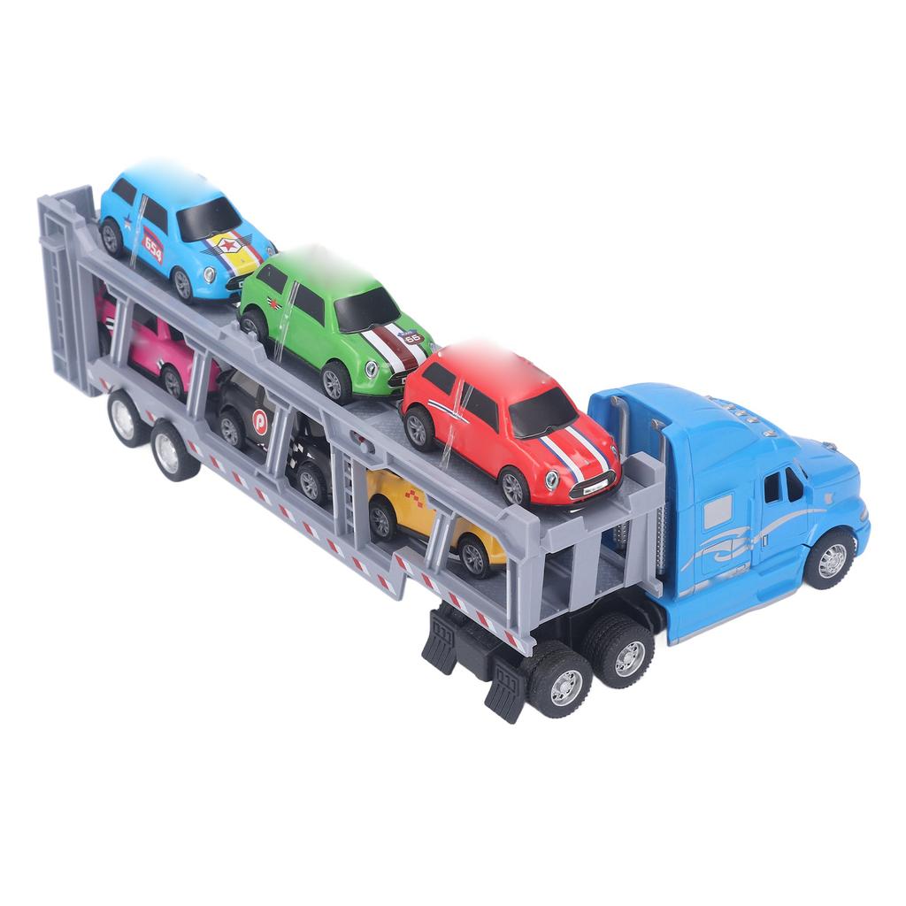 Игрушечный грузовик-транспортер, масштаб 1/48, симуляция, инерционный, коллекционный набор автомобилей-транспортеров для мальчиков