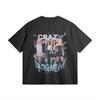 LE SSERAFIM - Футболка CRAZY, Графическая футболка LE SSERAFIM, Футболка для фанатов Kpop S-5XL Унисекс