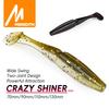 MEREDITH Рыболовная приманка Crazy Shiner, 70 мм, 90 мм, 110 мм, 130 мм, мягкие приманки, рыболовный воблер, приманка для окуня, искусственная рыболовная мягкая приманка, приманка