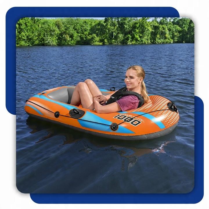 Ponton Kondor 1000 Bestway 61135 Mocna Dmuchana Łódka Do 80 Kg 162 X 96 Cm