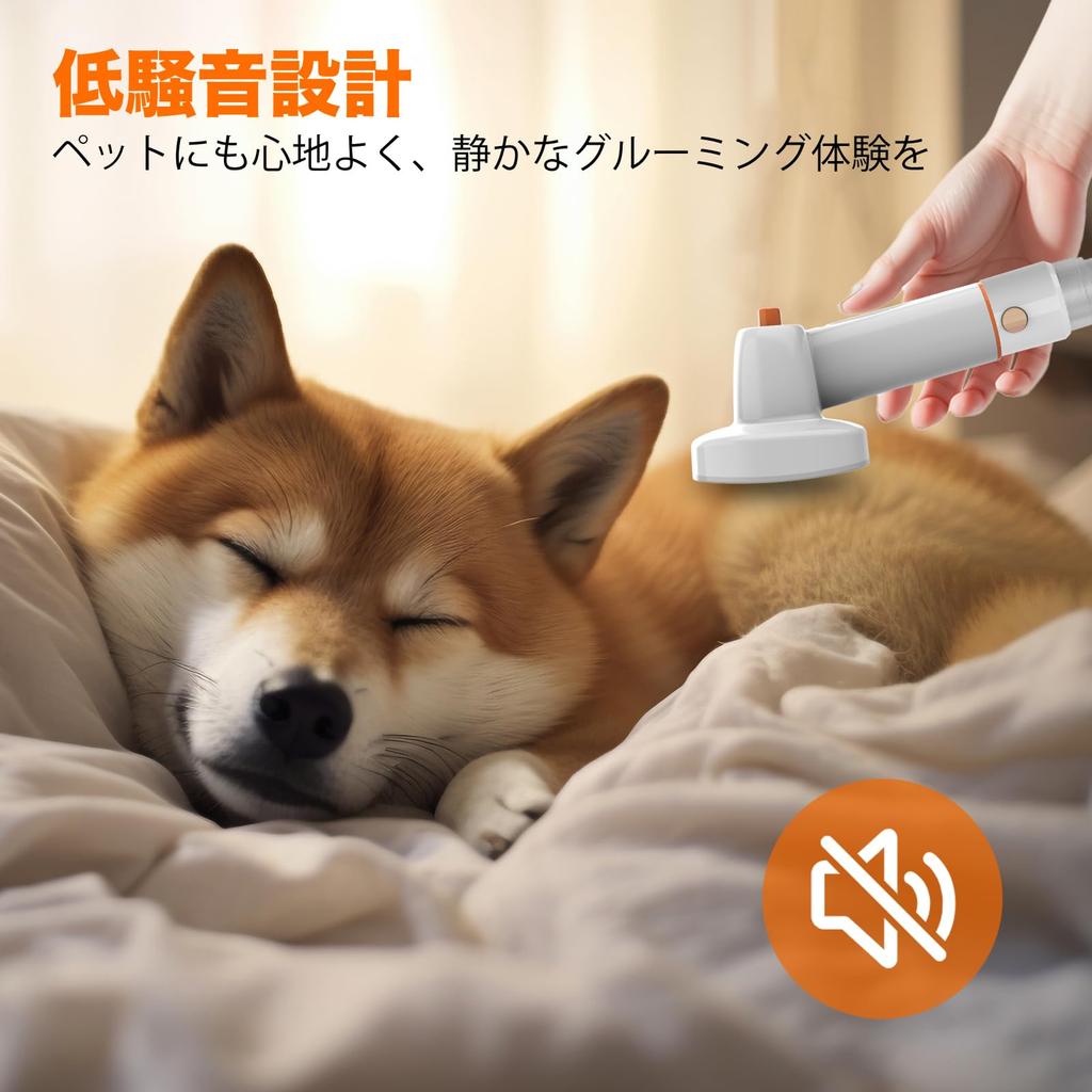 Машинка для стрижки собак AIRROBO Pet Clipper Set Grooming Vacuum Cleaner 12000Pa Super Powering всасывание 3 уровня регулировки Набор для стрижки домашних животных Устройство для красоты собак и кошек