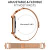For Xiaomi Smart Band 8 Pro Watch Band Milanese Metal Strap Rhinestone Decor