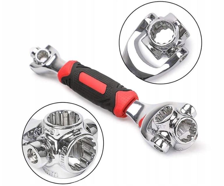 15505 UNIVERSAL ROTARY SOCKET WRENCH 48IN1 8-19mm MULTIFUNCTIONAL