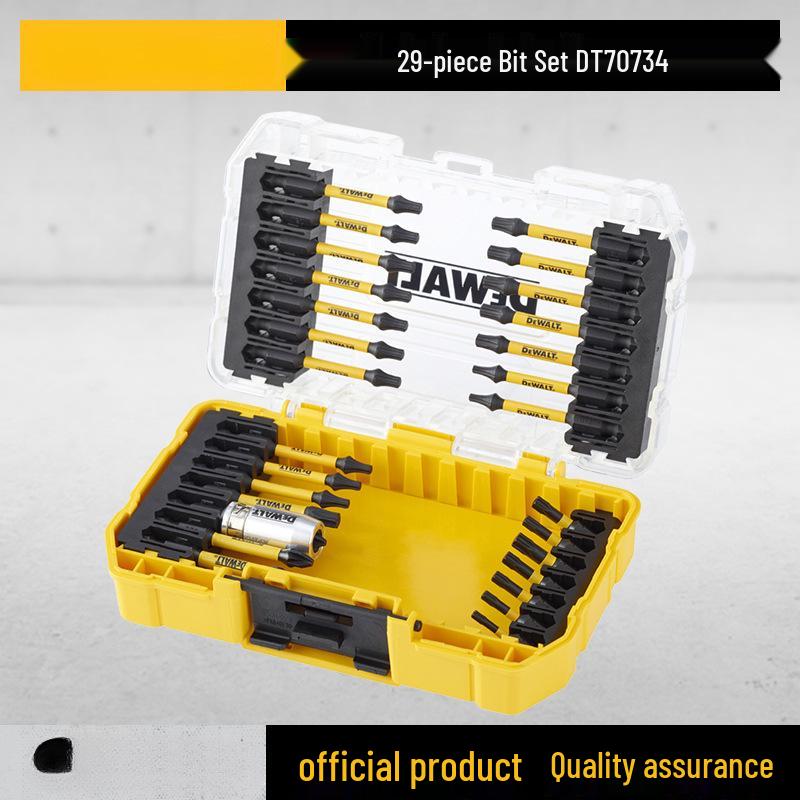 Набор бит для электрической отвертки - Сильно магнитные, Нескользящие, Высокая твердость, Крестовые (Phillips), Шестигранные (Hex), Torx, Вольфрамовая сталь.