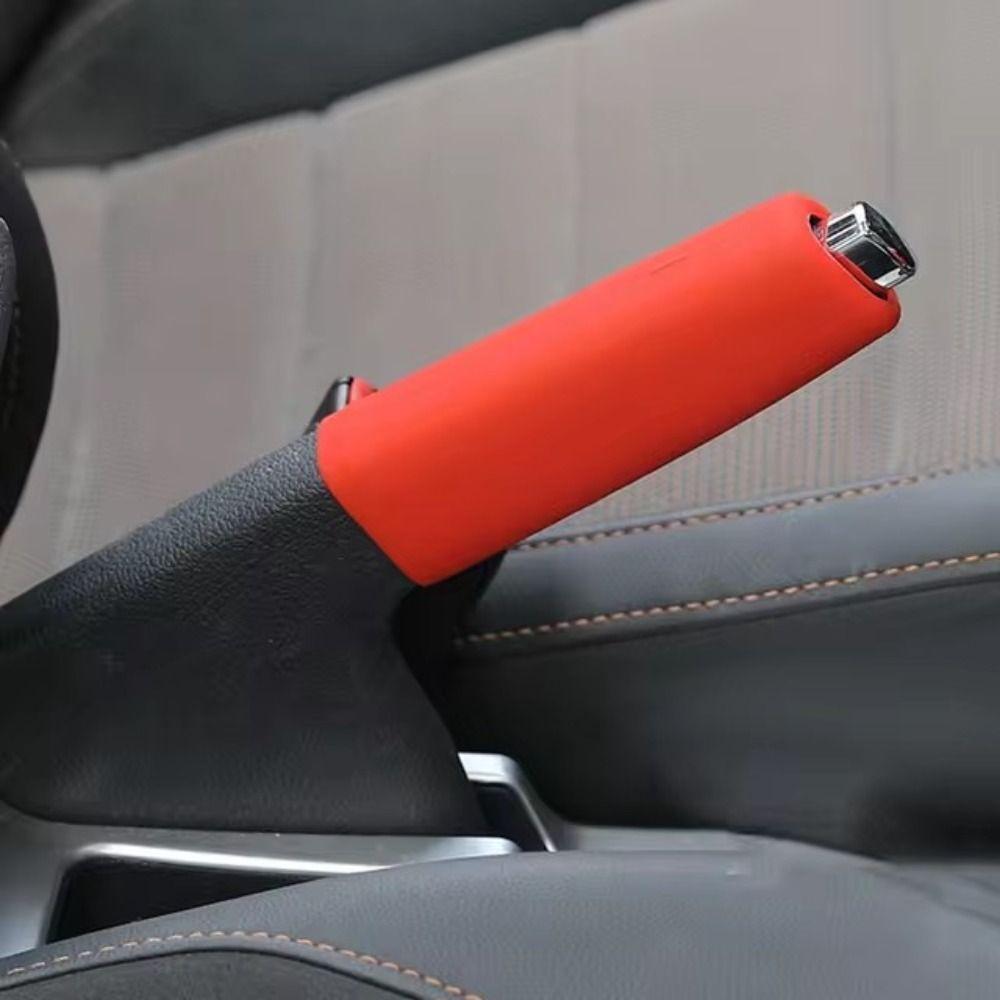 Противоскользящий чехол на ручку ручного тормоза автомобиля Легко установить Накладка на рукоятку ручного тормоза Аксессуары для интерьера автомобиля