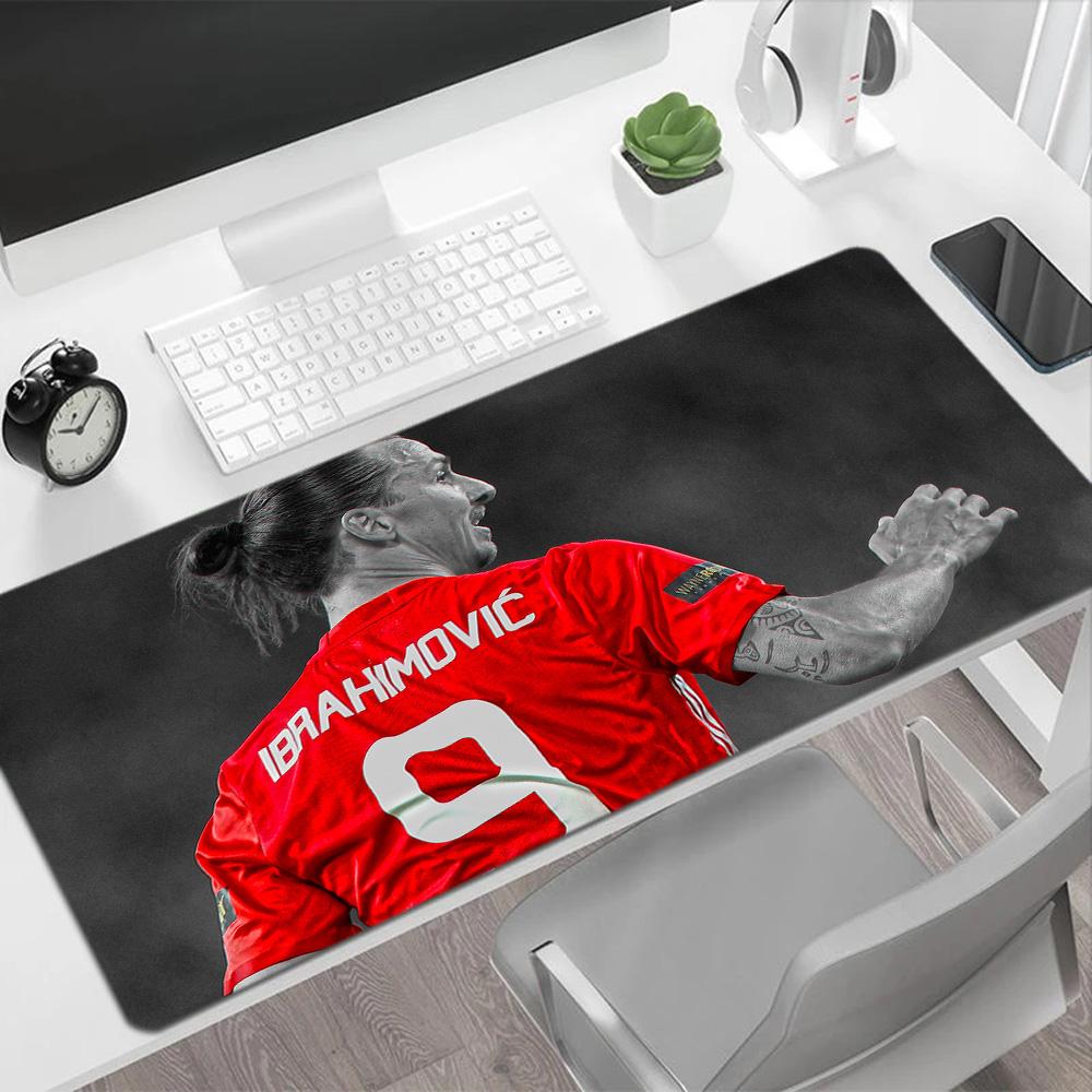 Soccer Player Action Gaming Mouse Pad Desk Mouse Pad Computer Desk Mat Non-Slip Rubber Base Perfect Gift for Gamers