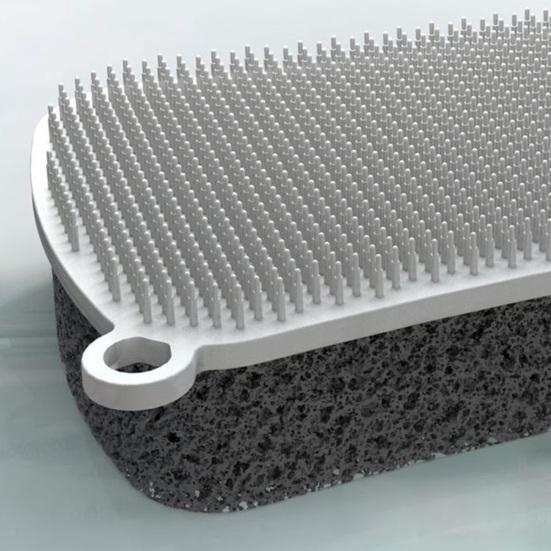 Силиконовая щетка для мытья посуды 3-в-1 Двусторонняя щетка для чистки Кастрюли Сковороды Раковины Устойчивая к запахам Щетка для мытья посуды Инструмент для мытья посуды