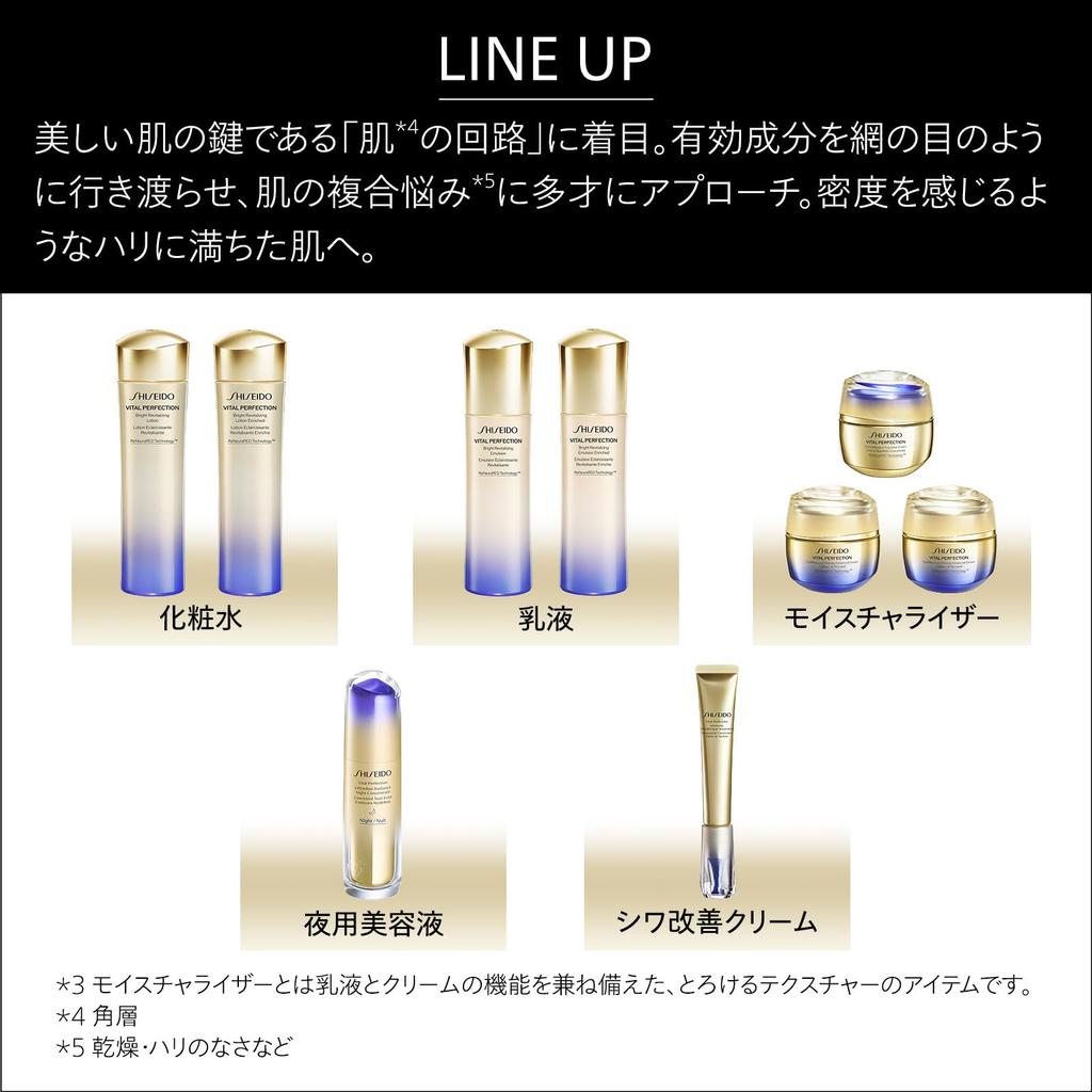 SHISEIDO Vital Perfection Bright Revital Lotion Обогащенный лосьон 150 мл с цветочным ароматом Hari Brightening Shiseido Официальный магазин [Квази-лекарство] Лосьон/Лосьон