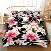 Floral Duvet Cover Spring Colorful Flower Pattern Twin Bedding Set For Kids Teens Adult Microfiber Double Queen King Quilt Cover