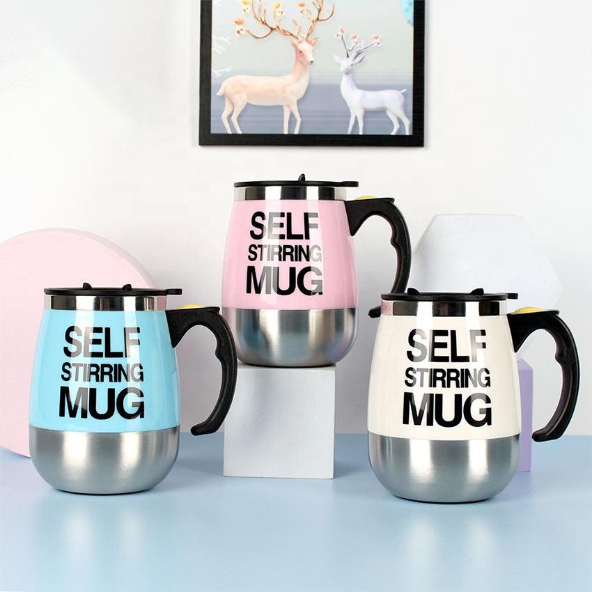 Coffee Mug Self Stirring Mug Auto Self Mixing Stainless Steel Cup for Coffee Milk