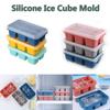 Пивной Кофейный Чиллер Сделай Сам Мягкая Силиконовая Форма с Крышкой 6 Ячеек Форма для Льда Форма для Кубиков Льда Охлаждение Напитков