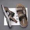 Open-toe Soft Men's Sandals Comfortable Men Summer Shoes Non-Slip Beach Flats Mens Gladiator Sandals Quick Dry Casual Sneakers