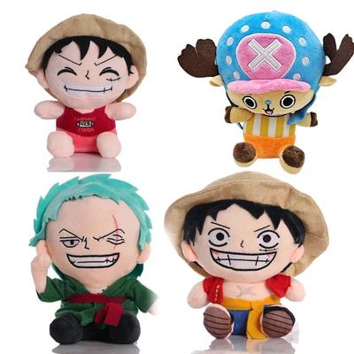 2026 Популярная Аниме Фигурка One Piece Зоро Луффи Чоппер Плюшевые Игрушки Очаровательный Аниме Дизайн Плюшевая Игрушка Фигурки Наполненные Плюшем Подвеска Детские Рождество