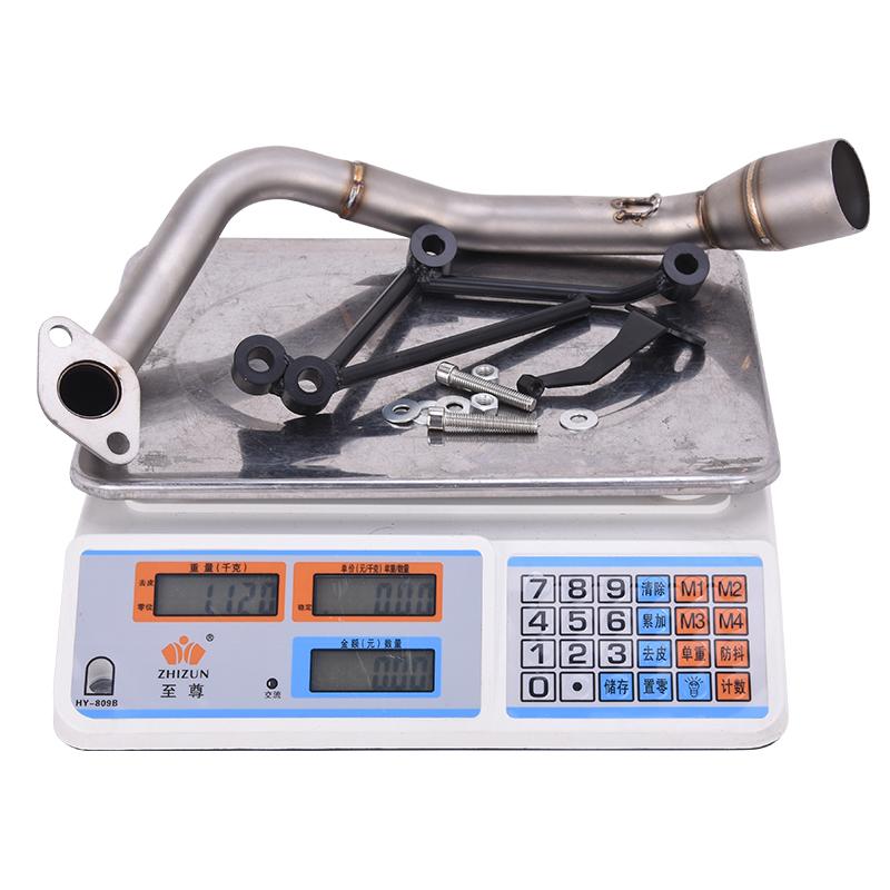 Slip On System For Honda Navi 110 2017-2025 Motorcycle Exhaust Link Pipe Header 51mm Muffler With DB Killer Stainless Steel Tip