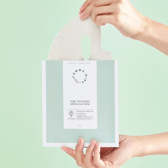 [Deuma Pick] Comma Nine Clay Peeled Egg Pore Mask Pack 4 sheets,Korean Mask Pack