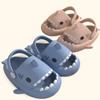 Summer New Kids Toddler Baby Outdoor Eva Slippers Cute Flat Heel Children Beach Sandals Cartoon Shark Kids Slippers
