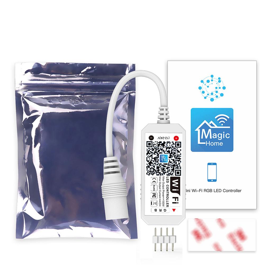 Мини RGB Wifi Умный Контроллер Диммер DC12 24V Выход 3 Канала Работает для Android   IOS Мобильного Телефона Бесплатное Приложение16
