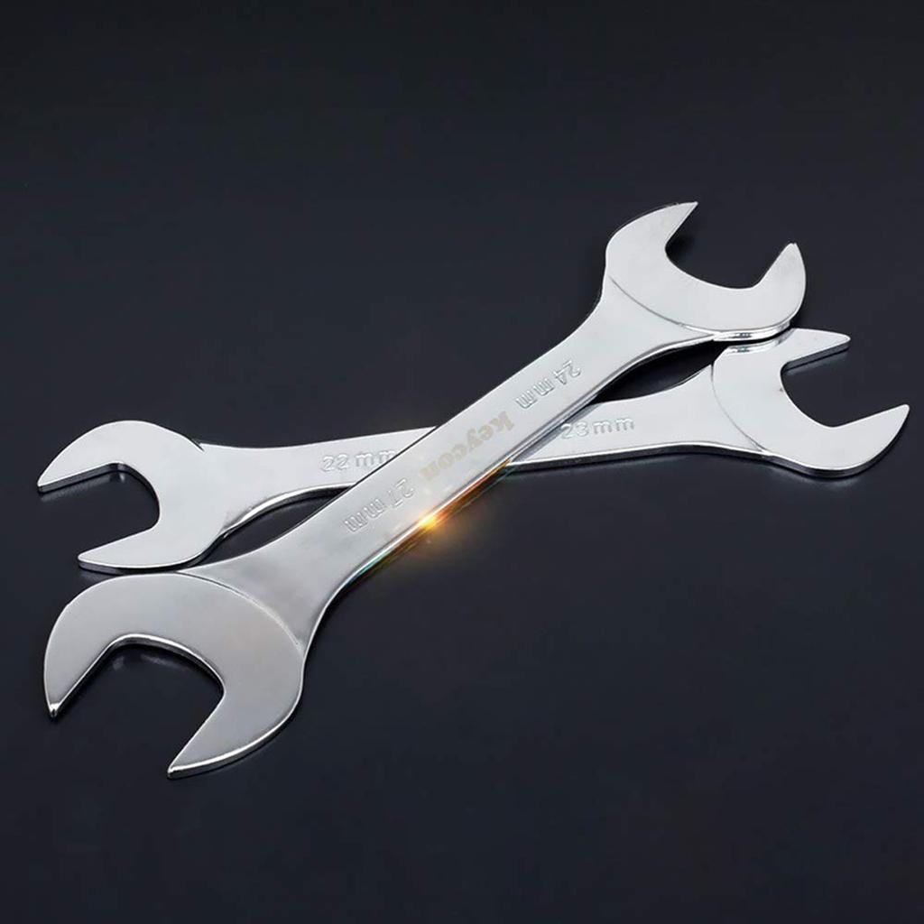 2Pcs Double End Spanner Tool Ultra Thin Spanner Open Ended Flat Spanner Metric Wrench for Under Limited Space Conditions