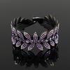 AWAYTR Fashion Rhinestone Hair Claws Ponytail Holder Hairpin Women Crystal Bird Nest Twist Clip Bun Hair Clip Hair Accessories